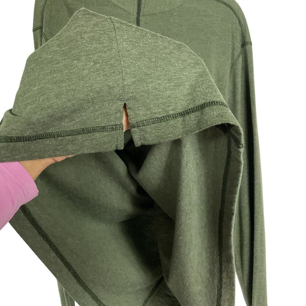 Orvis Sandy Point 1/4 Zip Pullover, Olive Green, Men's XXL, 85% poly/15% cotton - Picture 2 of 8